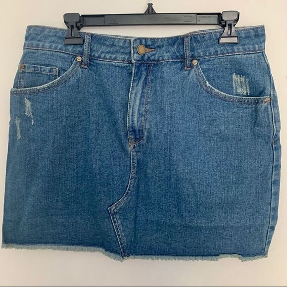 Roxy Icon Denim Mini Skirt NWT Size XL - Picture 11 of 13